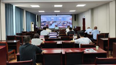 汉川市应急管理局组织全市重点企业参加全国工贸重点行业领域企业事故防范警示视频会议