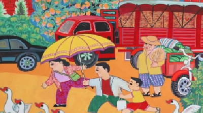 汉川6幅农民画作品，恭喜入展！