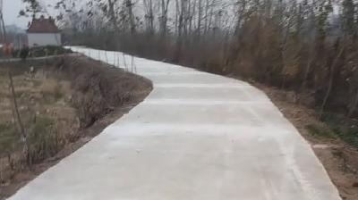 爱心筑路传家风，乡村新貌惠民生