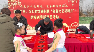 视频 | 唯美汉川庆新春，笔墨凝香送祝福