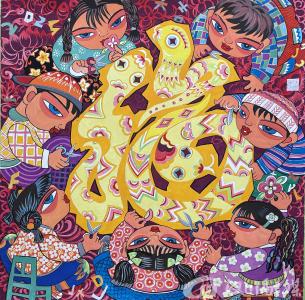 汉川市美术作品入选国家云上年画展，展示地方文化风采