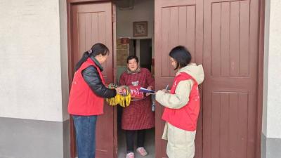 马鞍乡：送祝福 喜挂灯笼迎新年