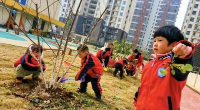 “鹭宝”萌动植绿梦 “金湖湾”里共筑春