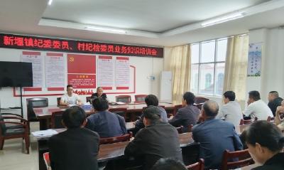 新堰镇：开展纪检业务培训 强化基层监督能力