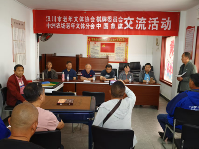 汉川市中洲农场成功举办老年象棋交流赛