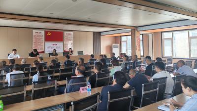 小里潭社区组织70余名党员开展主题党日活动