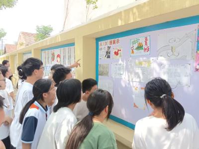 汉川市华严农场举办学生优秀作品展