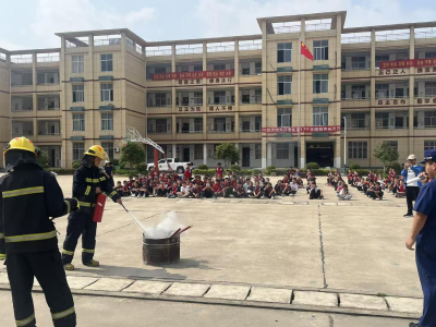 汉正小学开展防灾减灾消防演练 筑牢校园安全防线