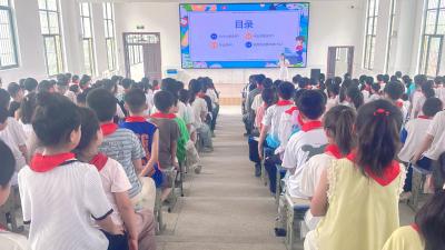 脉旺镇北街小学开展健康知识讲座