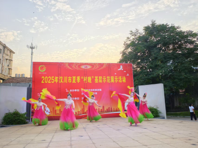 汉川市夏季“村晚”示范活动精彩上演文化惠民点亮乡村夏夜