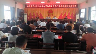 城隍镇深入贯彻中央八项规定精神学习教育