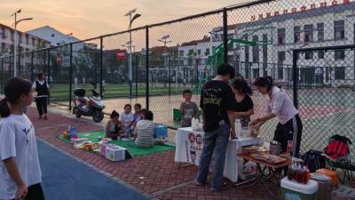 韩集乡：文化体育广场“唤醒”夜市经济，烟火气点亮乡村夜生活