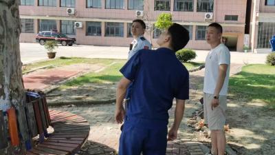 汉川市消防大队开展马口小学教联体学校消防检查