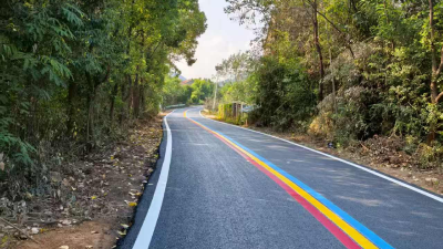 马口镇窑梅公路升级改造工程高效竣工