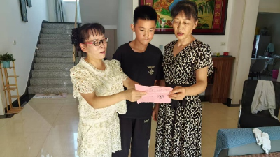 丁集中小学开展防溺水家访活动