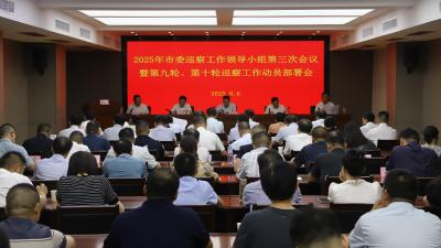 汉川市召开七届市委第九轮、第十轮巡察动员部署会