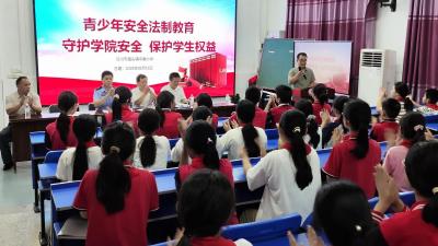 汉川市庙头镇平章小学举办青少年法制教育专题讲座