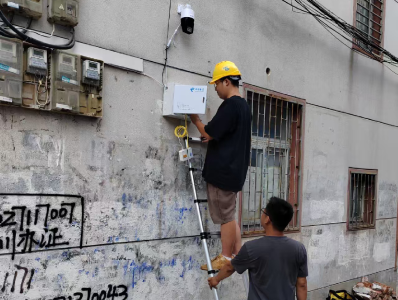 山后湾社区：背街小巷装上“安全眼”