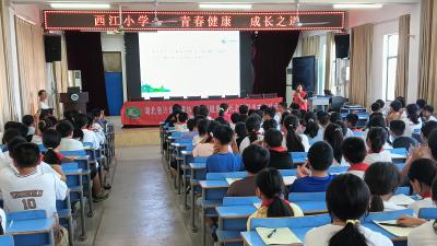 西江乡开展“青春健康 成长之道”讲座