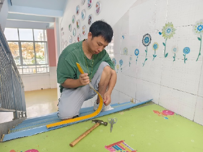 华严农场中心幼儿园开学前体检，不带“病”开学