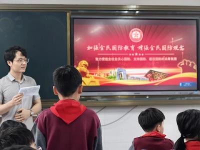 国防禁毒进课堂 结对帮带育新人