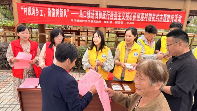 马口镇“双节”之夜 让文明新风“声”入人心