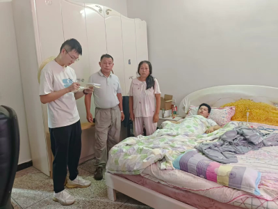 分水镇鸡公洲村：一线走访听民声 实干为民解难题