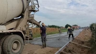 分水镇夹河村通村公路建成 助力乡村振兴