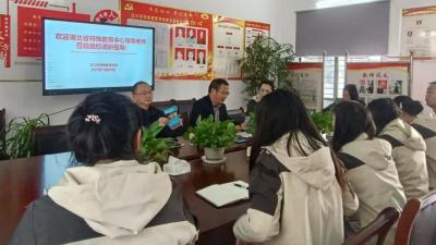 湖北省特教中心专家赴汉川特校调研