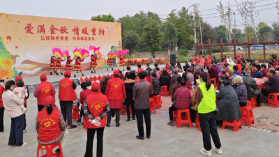 歌声与笑语齐飞  徐家口村开展情暖重阳敬老活动