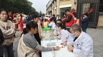 生命接力暖社区 义诊服务护健康——汉川市仙女山医院助力人体器官捐献“进社区”活动