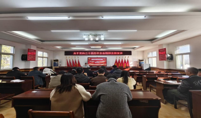 学思践悟明方向 实干担当启新程 —分水镇开展党的二十届四中全会精神宣讲活动