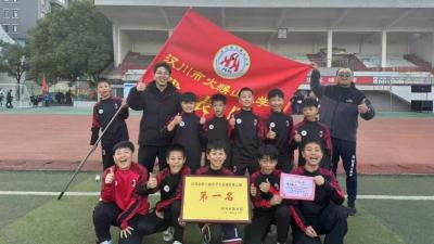 绿茵小将展风采！火猴山小学勇夺汉川市第十届小学生足球联赛乙组冠军