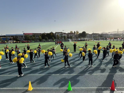 汉川天屿湖实验学校第二届“天育杯”体育节开幕