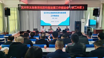 汉川市举行义务教育优质均衡发展推进工作现场会