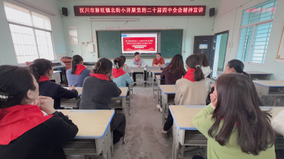 脉旺镇北街小学开展党的二十届四中全会精神专题宣讲
