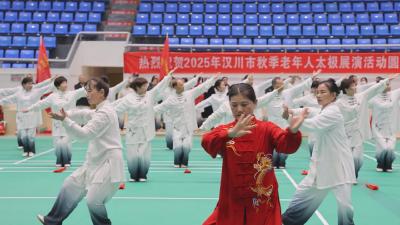 【视频】乐享活力晚年 汉川2025太极拳交流展演精彩纷呈