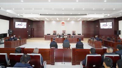 一案开庭 百廉入心——汉川法院开展职务犯罪警示教育庭审活动