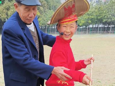 非遗舞步跃动校园，课后托管焕发新彩