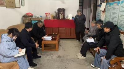 汉川民宗局与仙女山街道联合检查：强化仙人位社区宗教场所规范管理