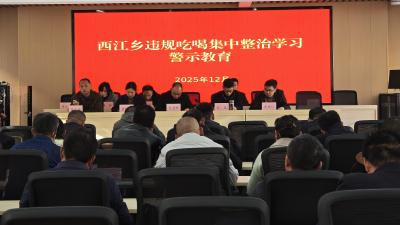 汉川市西江乡：从严推进违规吃喝集中整治 筑牢廉洁纪律防线