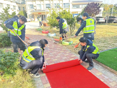 汉川市中洲收费站开展防冻防滑应急演练