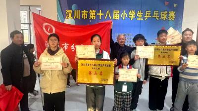 分水小学乒乓小将在汉川市第十八届小学生乒乓球赛中斩获佳绩