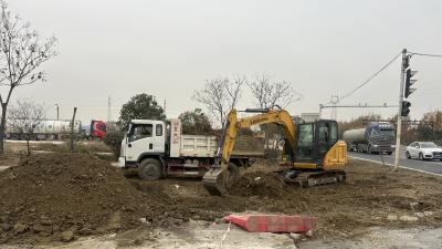 汉川市分水镇连接线道路提档升级工程开工  打通民生动脉 激活镇域发展新动能