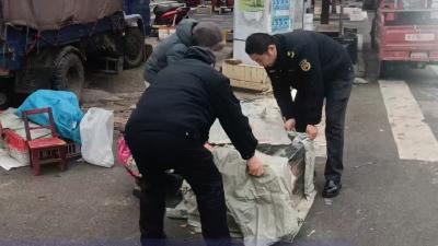 分水镇开展分水大道占道经营专项整治行动