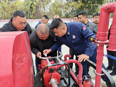 汉川襄南片区部署专职消防队伍比武竞赛