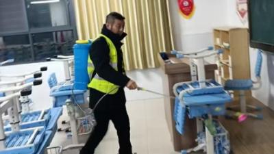 汉川外国语学校：四维发力筑牢流感防线