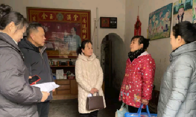 全覆盖、无死角！城隍镇开展“敲门行动”