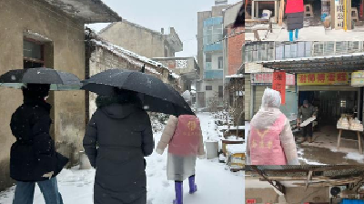 寒冬“敲门”护平安！泵站河社区开展冰冻天气入户隐患排查