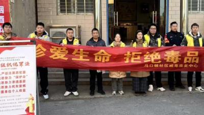 马口镇：多部门“摆摊”进社区，织牢居民身边“安全网”
